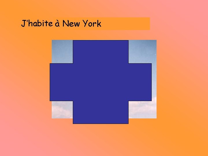 J’habite…. . à New York 