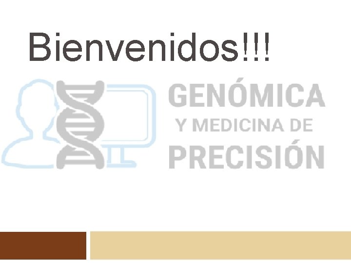 Bienvenidos!!! 