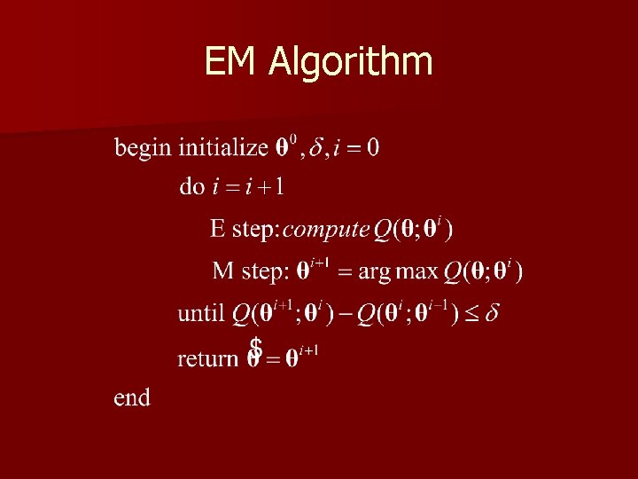 EM Algorithm 