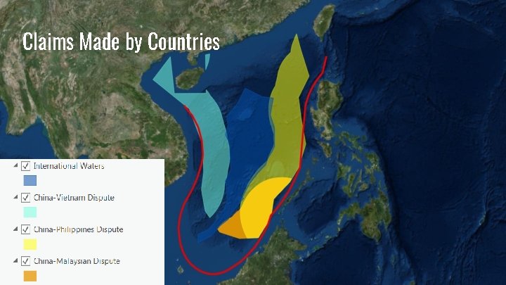 Claims Made by Countries 