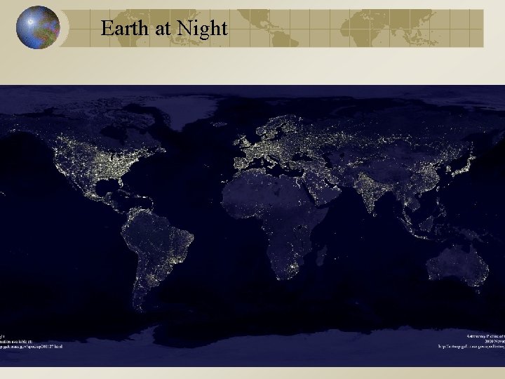 Earth at Night 