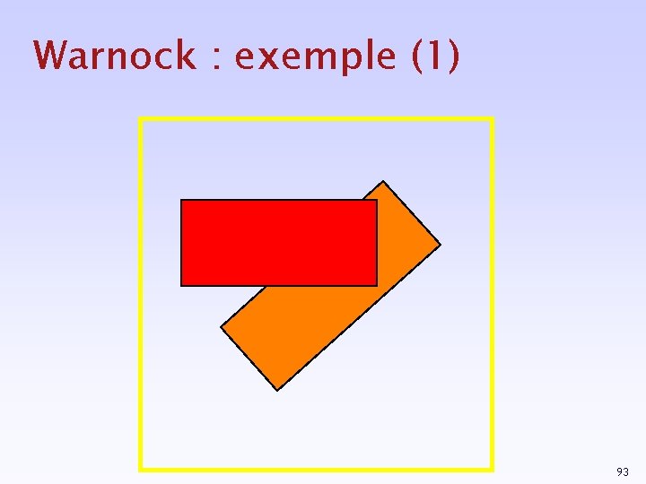 Warnock : exemple (1) 93 