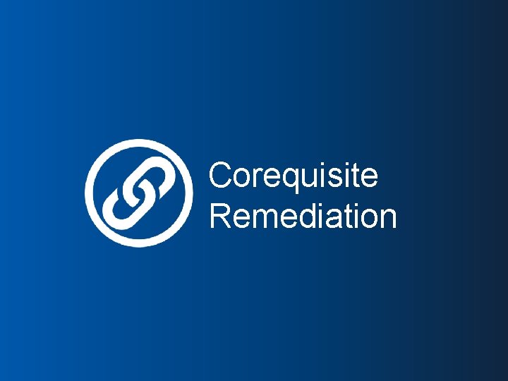 Corequisite Remediation 