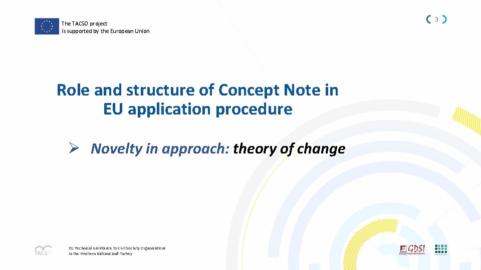 The TACSO project is supported by the European Union Role and structure of Concept