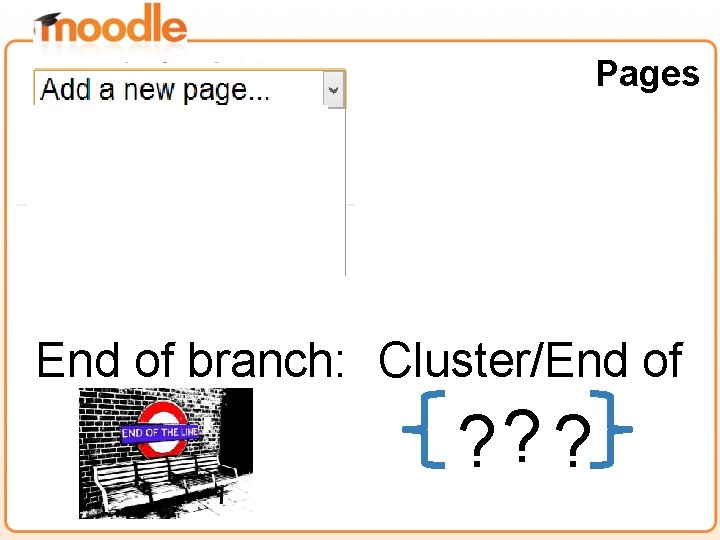 Pages End of branch: Cluster/End of ? ? ? 