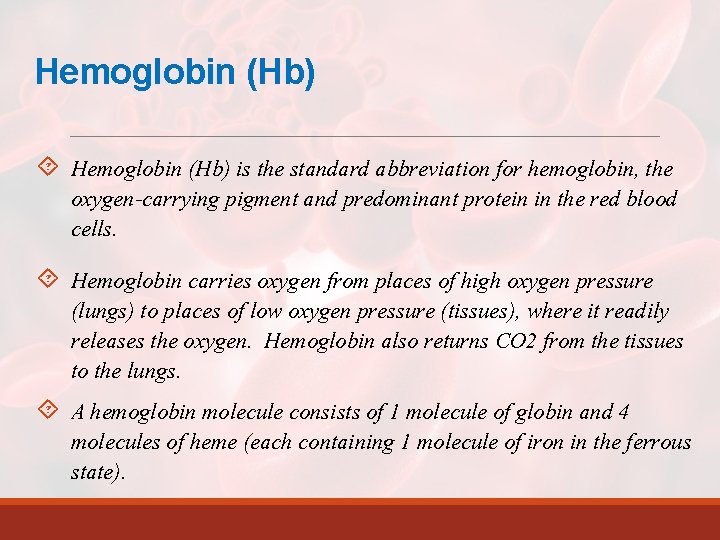 Introduction To Medical Technology Lab 16 Hemoglobin Concentration