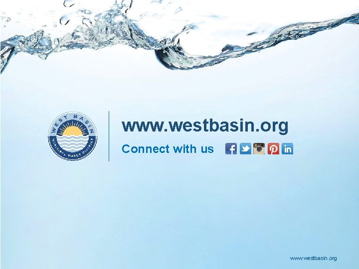 www. westbasin. org Connect with us www. westbasin. org 