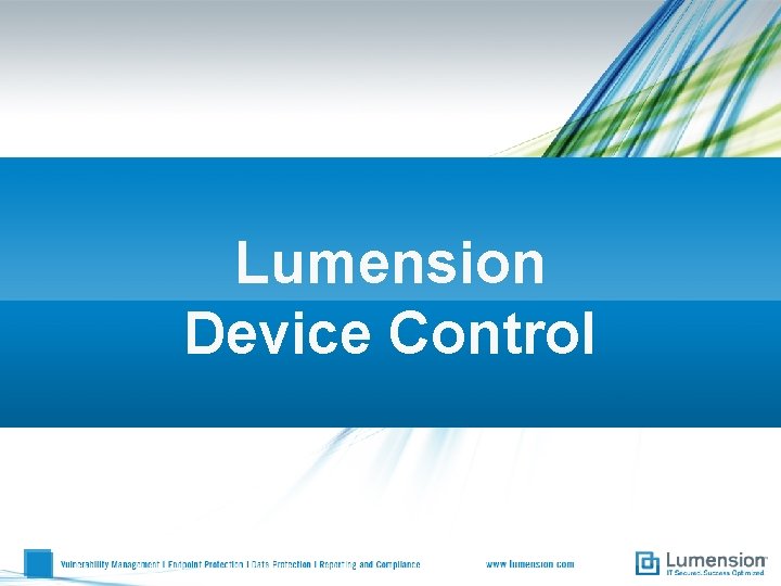 Lumension Device Control 