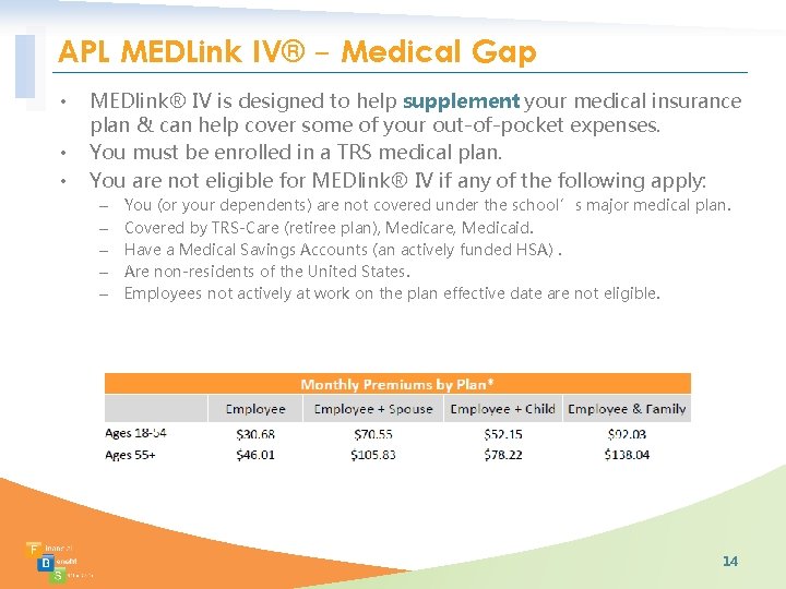 APL MEDLink IV® - Medical Gap • • • MEDlink® IV is designed to