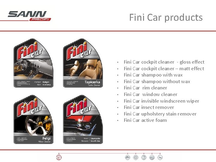 Fini Car products • • • Fini Car cockpit cleaner - gloss effect Fini