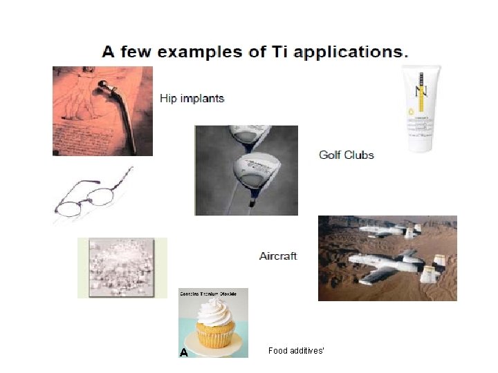 Food additives' 