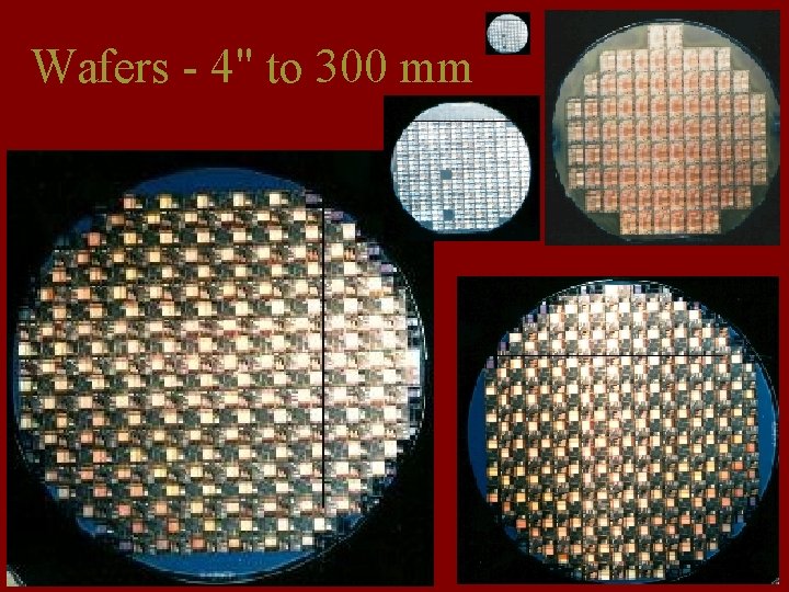 Wafers - 4" to 300 mm 