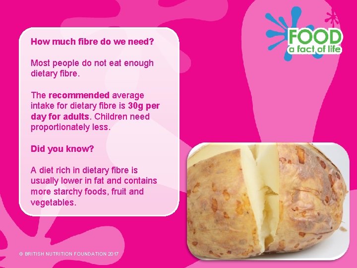 How much fibre do we need? Most people do not eat enough dietary fibre.