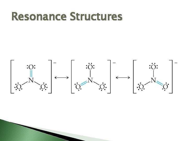 Resonance Structures 