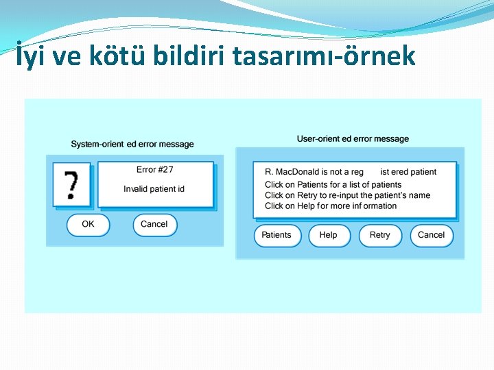 İyi ve kötü bildiri tasarımı-örnek 