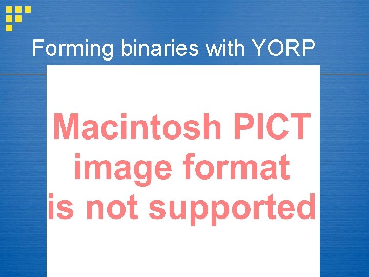 Forming binaries with YORP 