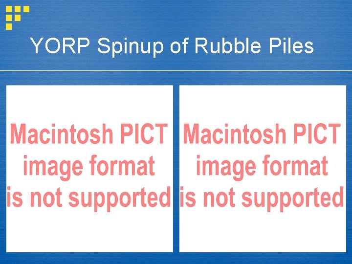YORP Spinup of Rubble Piles 