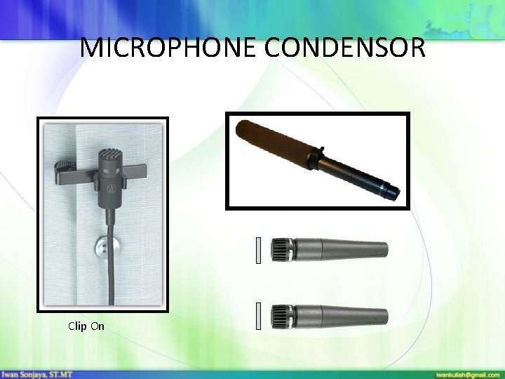 MICROPHONE CONDENSOR Clip On 