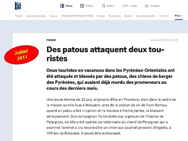 t Juille 2011 