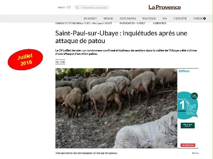 t Juille 2016 