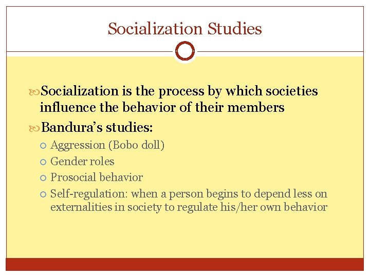 Socialization Studies Socialization is the process by which societies influence the behavior of their