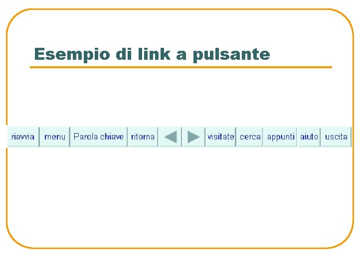 Esempio di link a pulsante 