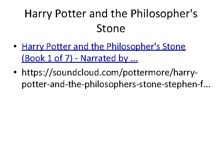 Harry Potter and the Philosopher's Stone • Harry Potter and the Philosopher's Stone (Book