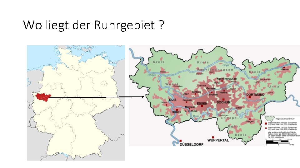 Wo liegt der Ruhrgebiet ? 