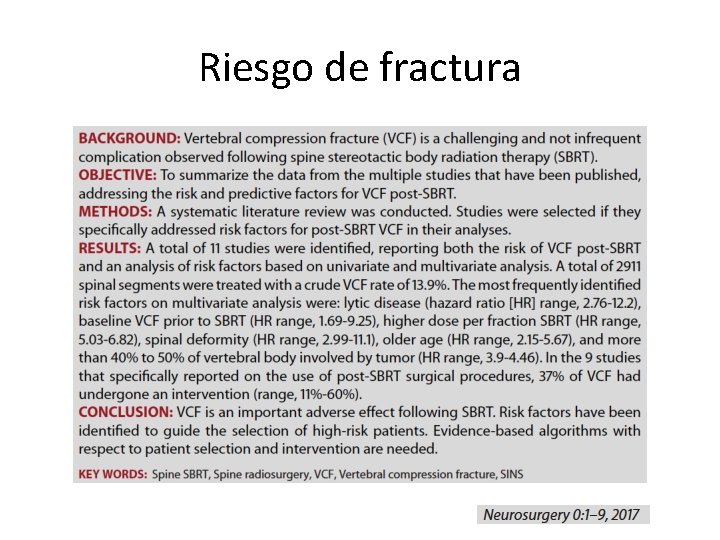 Riesgo de fractura 