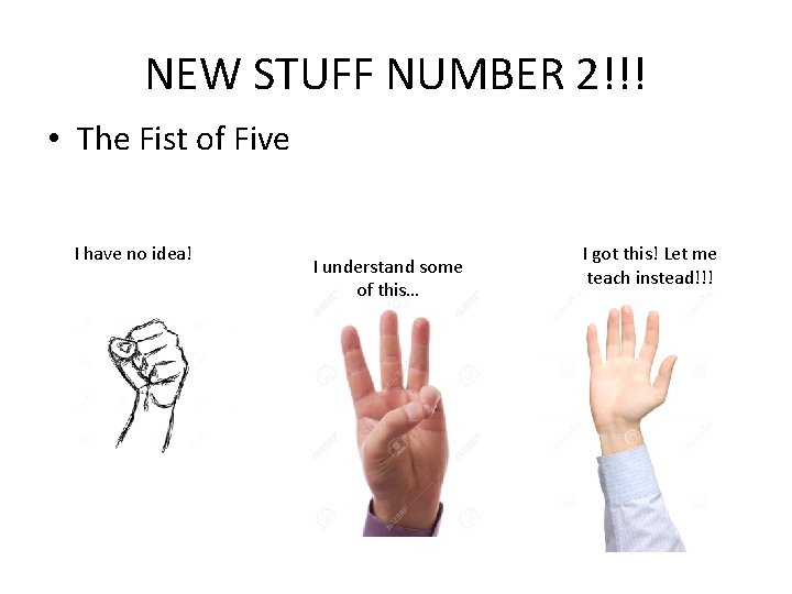 NEW STUFF NUMBER 2!!! • The Fist of Five I have no idea! I