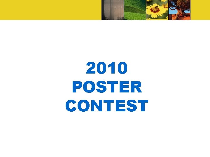 2010 POSTER CONTEST 