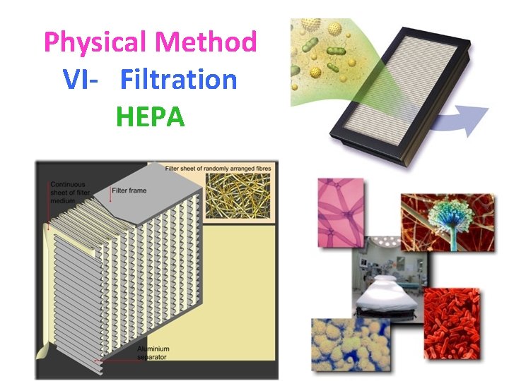 Physical Method VI- Filtration HEPA 