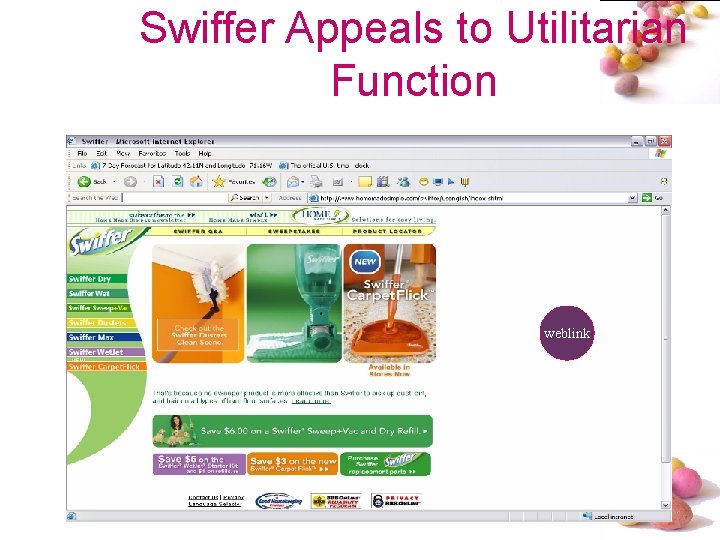 Swiffer Appeals to Utilitarian Function weblink # 