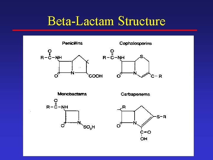 Beta-Lactam Structure 