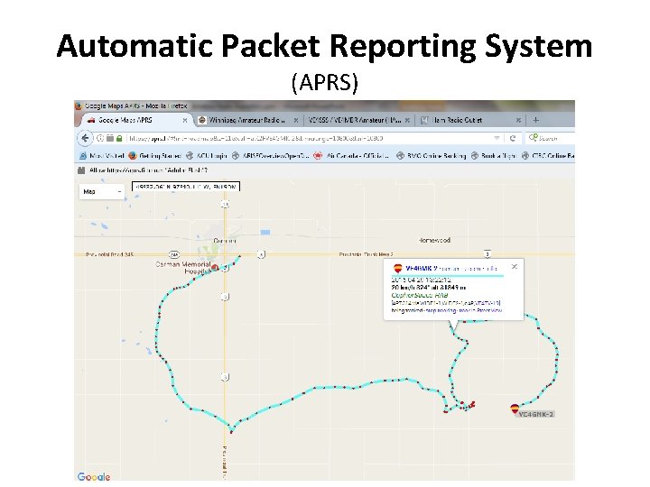 Automatic Packet Reporting System (APRS) 