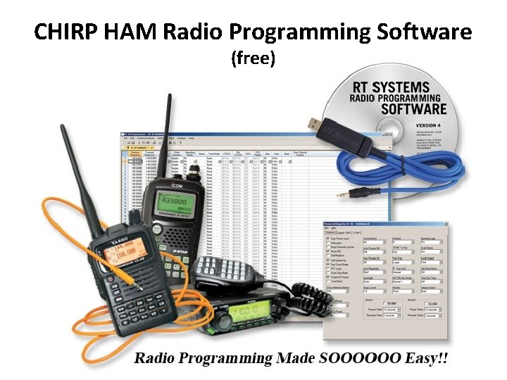 CHIRP HAM Radio Programming Software (free) 