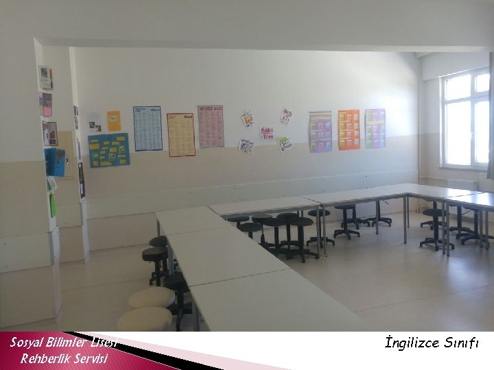 Sosyal Bilimler Lisesi Rehberlik Servisi İngilizce Sınıfı 