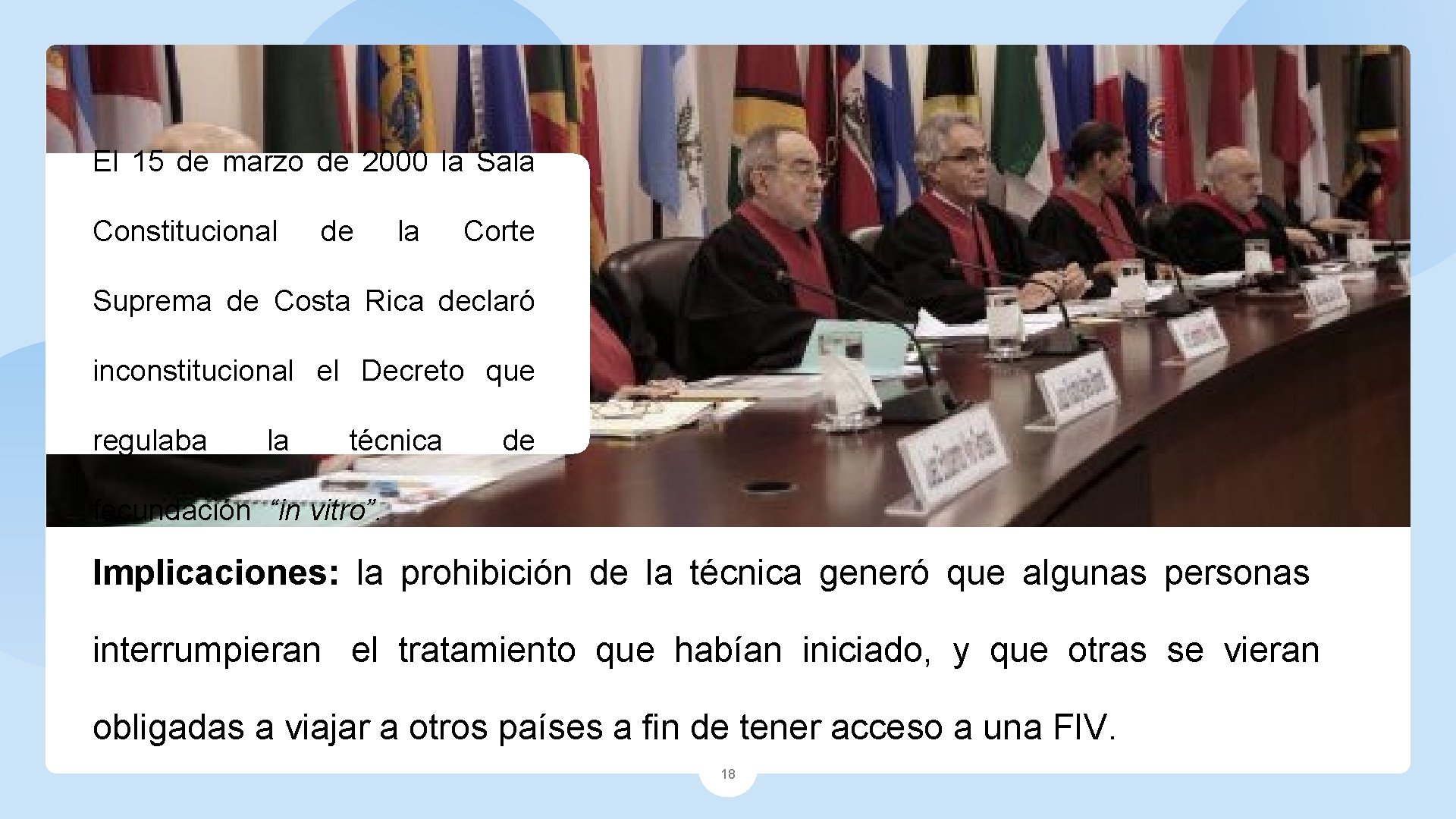 El 15 de marzo de 2000 la Sala Constitucional de la Corte Suprema de El 15 de marzo de 2000 la Sala Constitucional de la Corte Suprema de