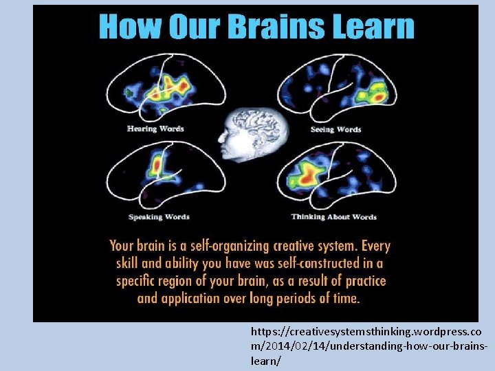 https: //creativesystemsthinking. wordpress. co m/2014/02/14/understanding-how-our-brainslearn/ 