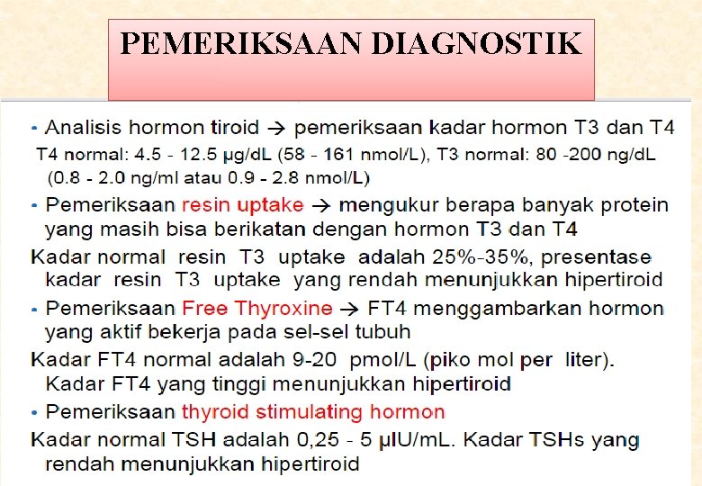 PEMERIKSAAN DIAGNOSTIK 