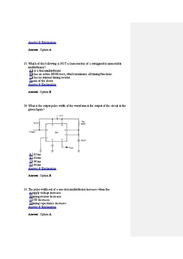 Answer & Explanation Answer: Option A 33. Which of the following is NOT a