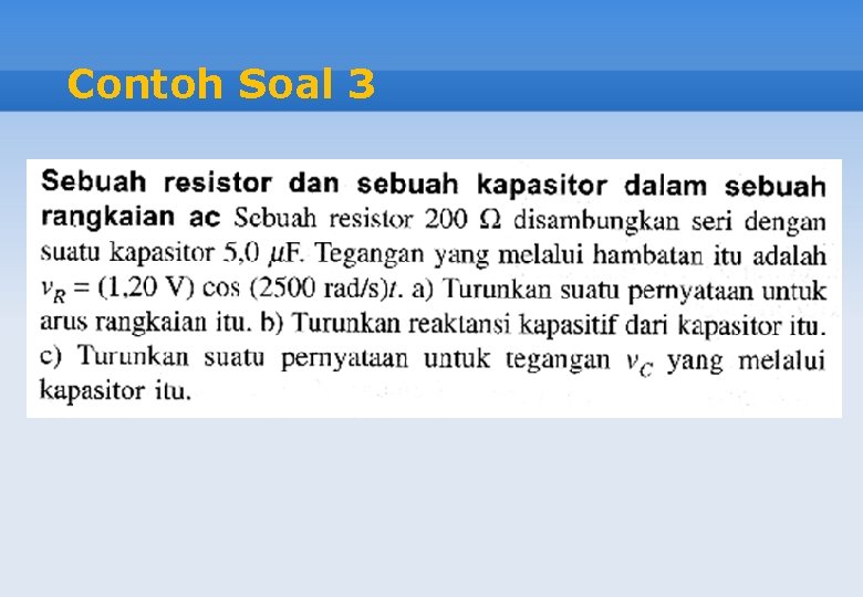 Contoh Soal 3 