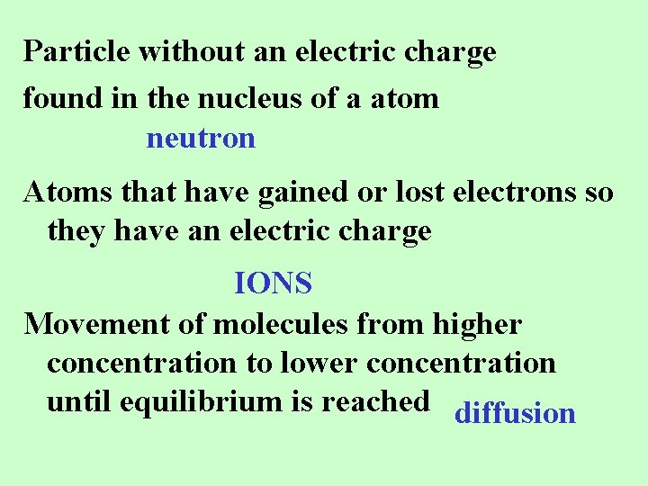 Particle without an electric charge found in the nucleus of a atom neutron Atoms