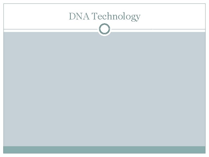 DNA Technology 