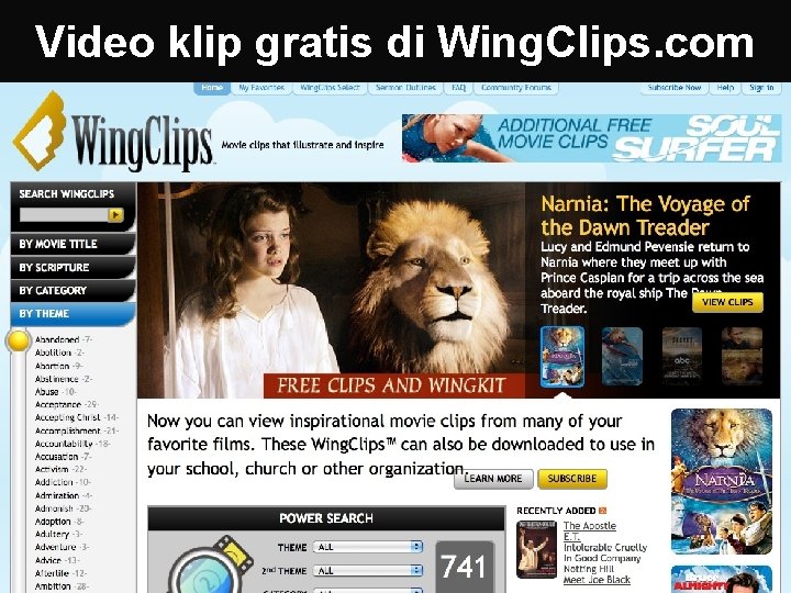 Video klip gratis di Wing. Clips. com l Wing. Clips. com 