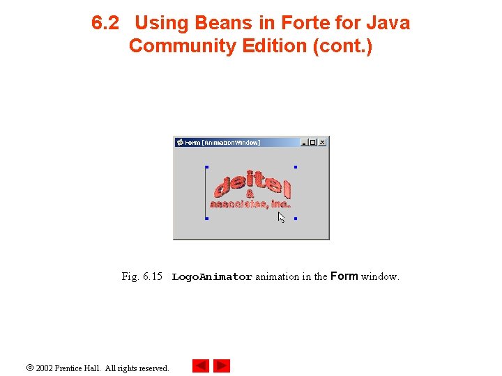 6. 2 Using Beans in Forte for Java Community Edition (cont. ) Fig. 6.