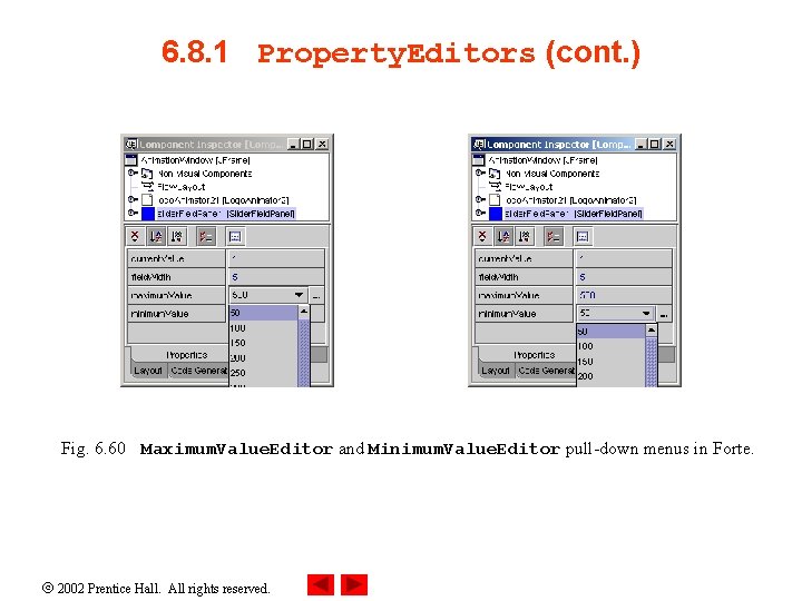 6. 8. 1 Property. Editors (cont. ) Fig. 6. 60 Maximum. Value. Editor and