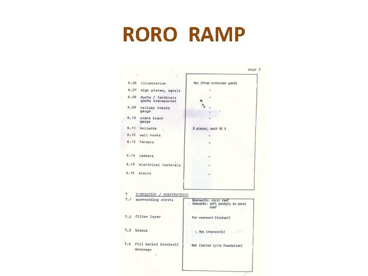 RORO RAMP 