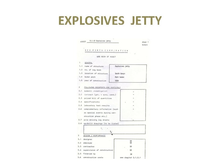 EXPLOSIVES JETTY 