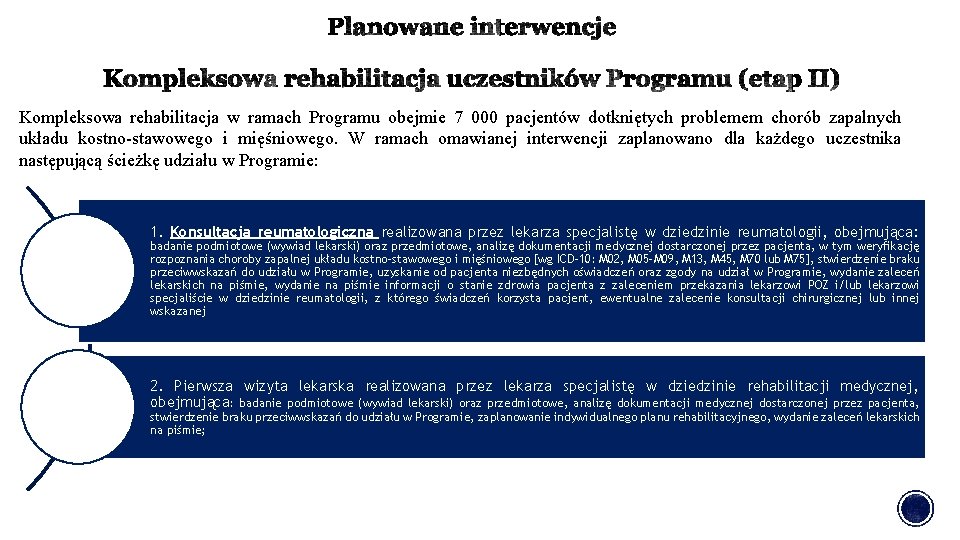 Kompleksowa rehabilitacja w ramach Programu obejmie 7 000 pacjentów dotkniętych problemem chorób zapalnych układu